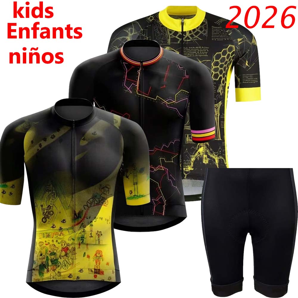 Cycling Commuter Clothing - Dziecięcy zestaw kolarski Francja Tour 2026