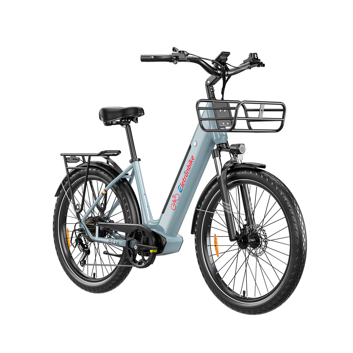 Commuting With Bike - ELETRONBIKE OC26 Silnik w tylnej piastach,