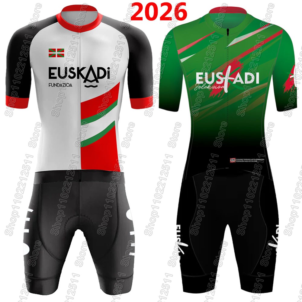 Cycling Commuter Clothing - Zestaw kolarski Euskadi Team 2026, letnia