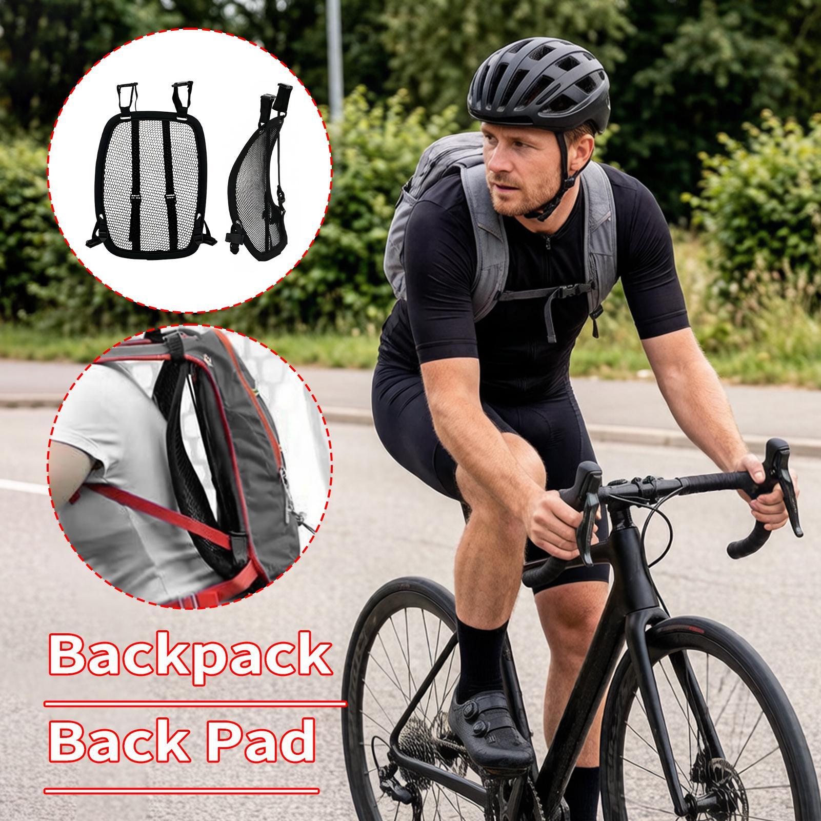 Cycling Commute Backpack - Uniwersalna Siatka Oddychająca do Plecaka, Regulowana,