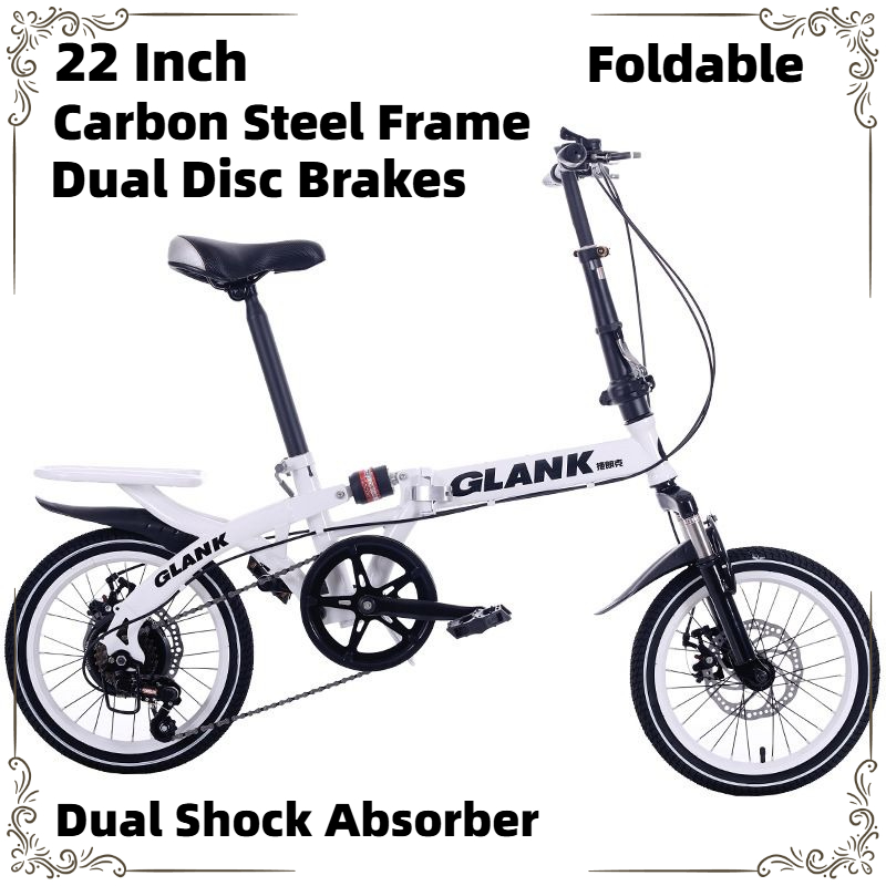Cycling Commute Speed - 22-calowy składany mini rower miejski z