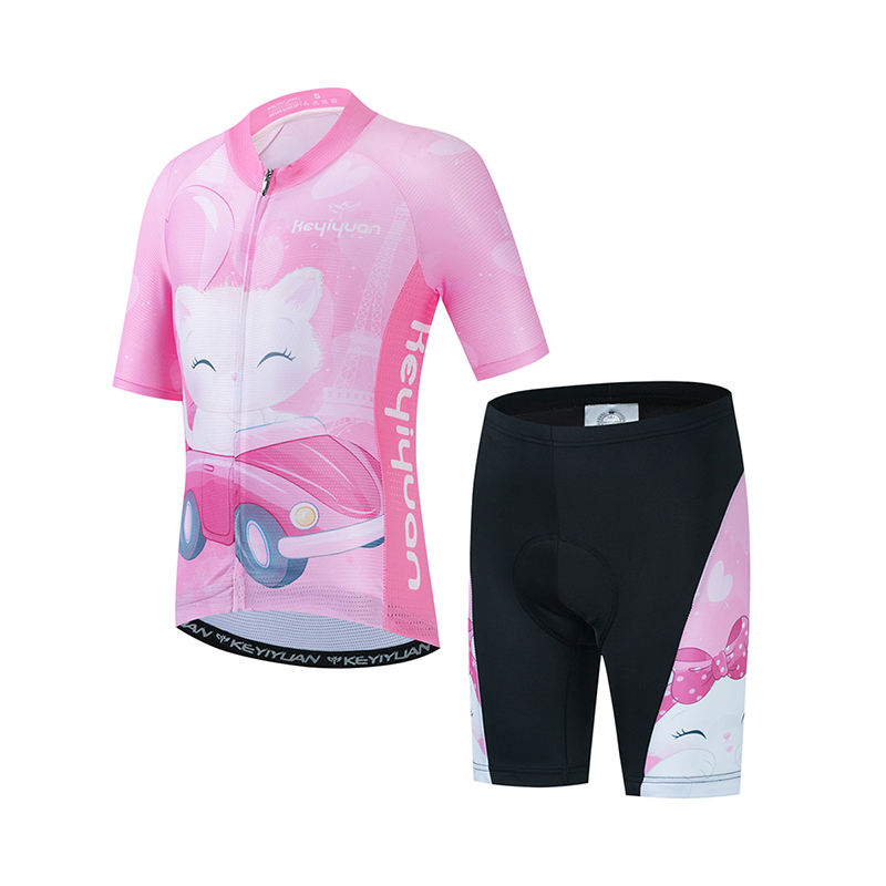 Cycling Commuter Clothing - KEYIYUAN dziecięca koszulka kolarska szosowa zestaw