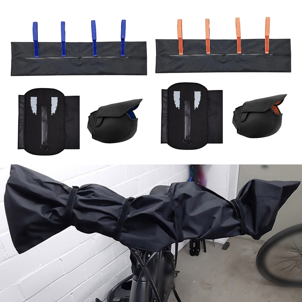 Cycling Commute Gear - Odblaskowy zestaw pokrowców na e-bike do