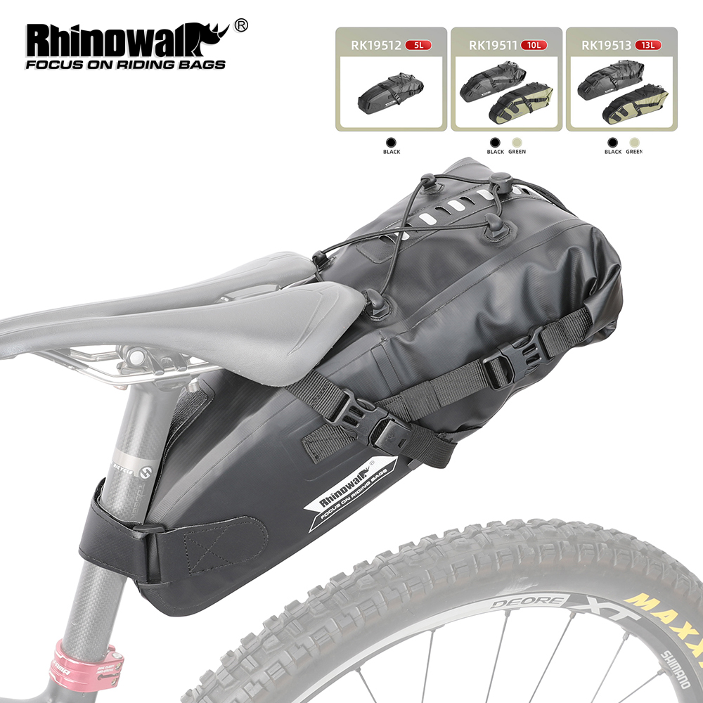 Cycling Commuter Bag - Torba rowerowa pod siodełko Rhinowalk 5L-13L