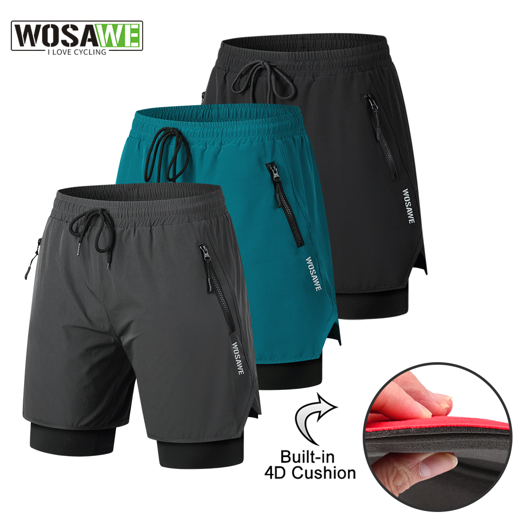 Cycling Commuter Trousers - WOSAWE MTB Spodenki letnie męskie Spodenki