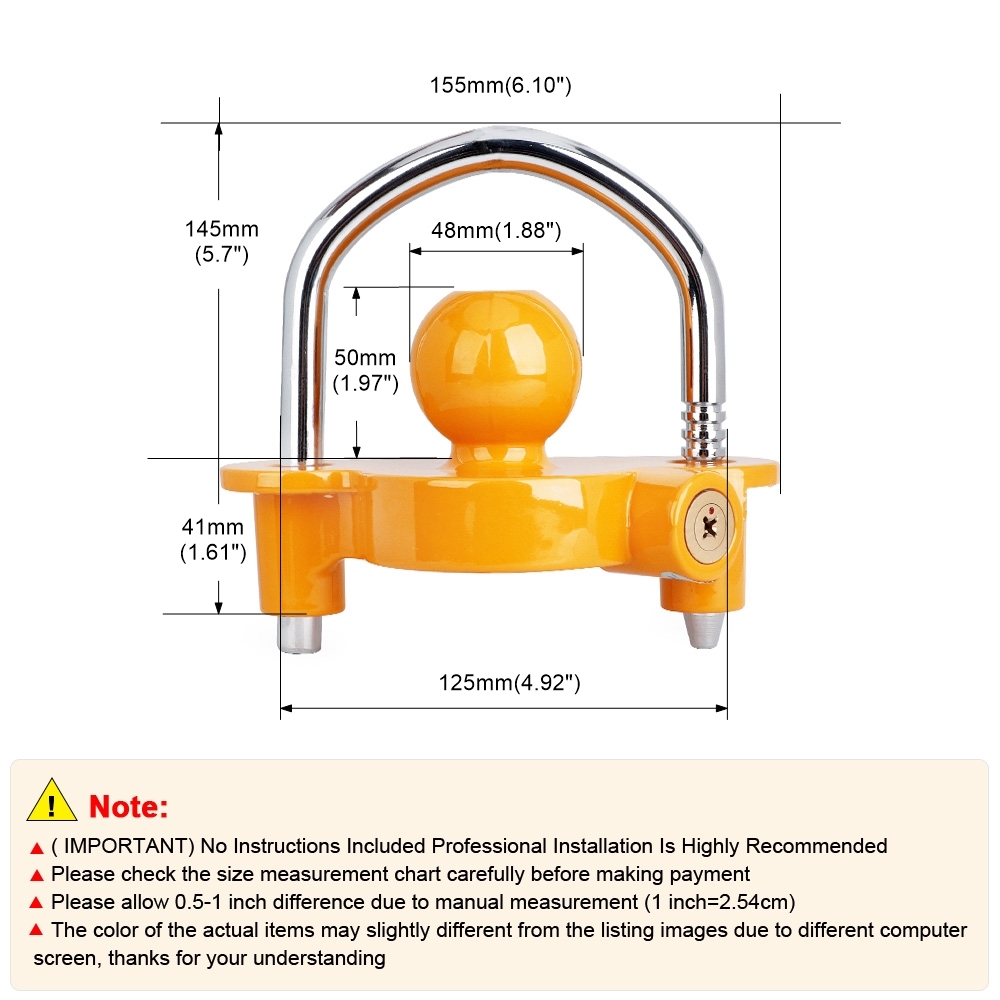 Blokada kulowa przyczepy u-bol – U Lock Heavy Duty recenzja i cena