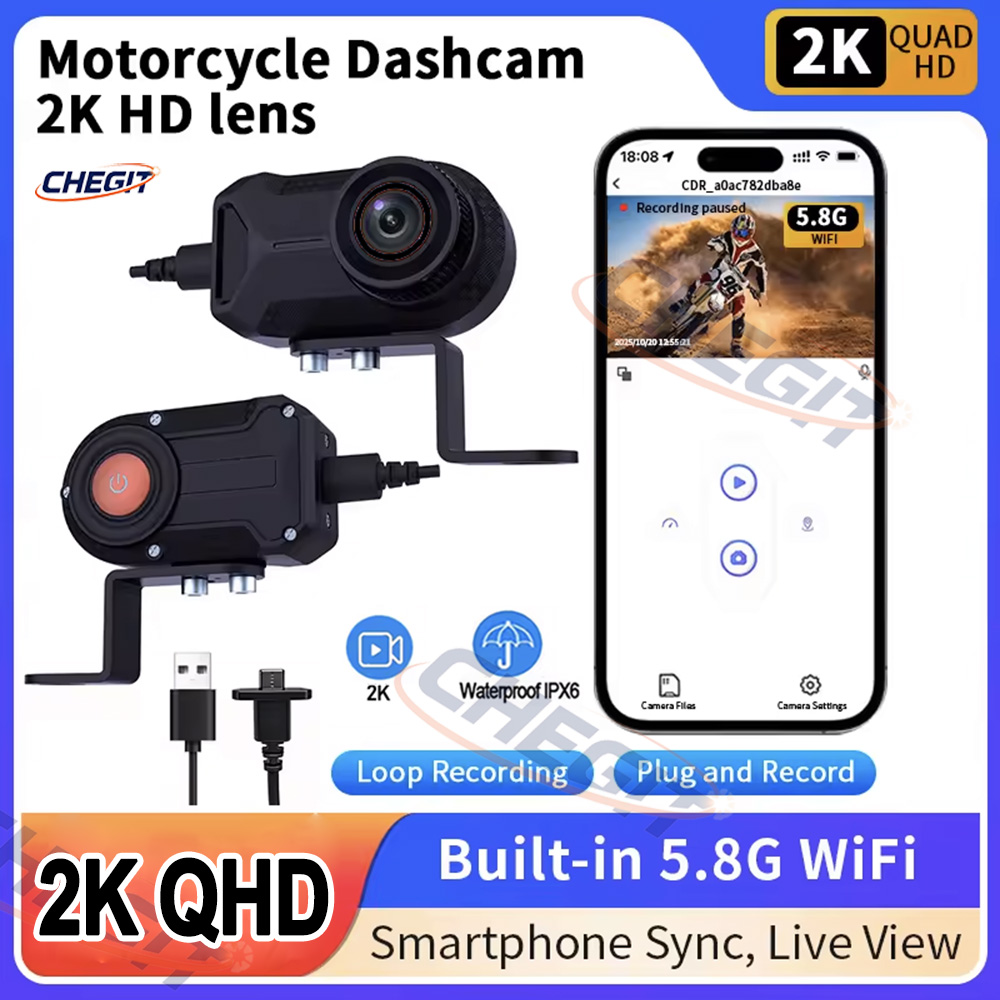 Rejestrator motocyklowy DVR 2K – Cycling Loop recenzja i cena