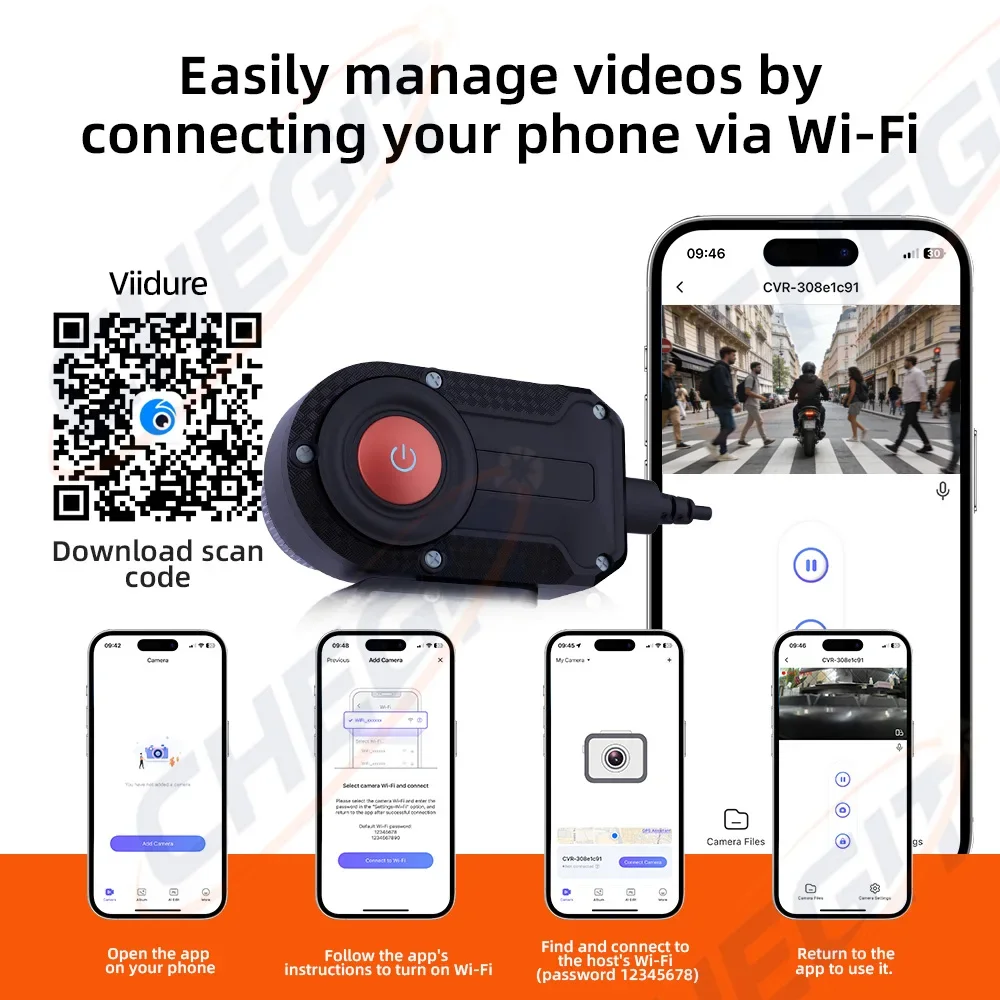 Rejestrator motocyklowy DVR 2K – Cycling Loop recenzja i cena