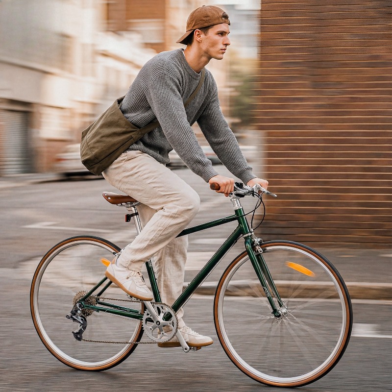 Rower szosowy z płaskimi kiero – Cycling Commute Speed recenzja i cena
