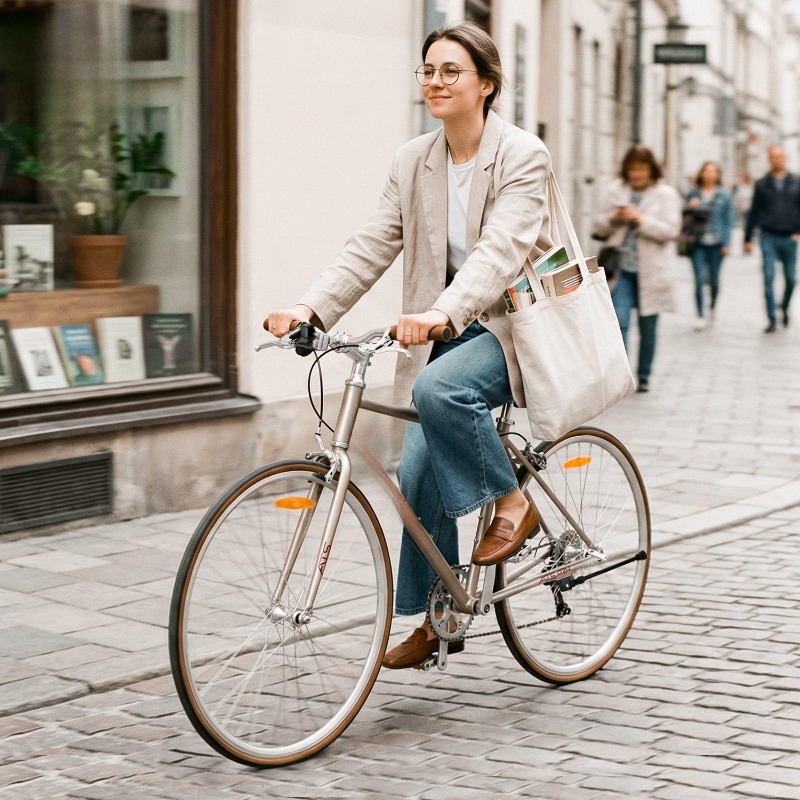 Rower szosowy z płaskimi kiero – Cycling Commute Speed recenzja i cena