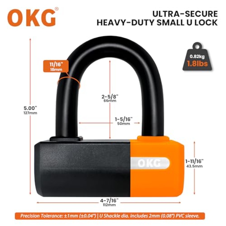 Zamek U OKG Heavy Duty Small,  – U Lock Heavy Duty recenzja i cena