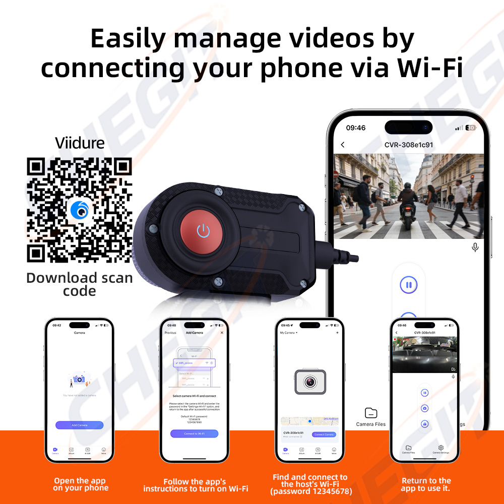 Nowy wideorejestrator motocykl – Cycling Loop recenzja i cena
