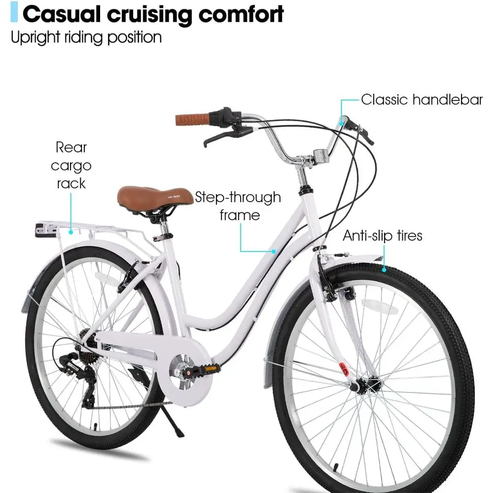 Rower Cruiser z 7-biegową prze – Cycling Commute Speed recenzja i cena