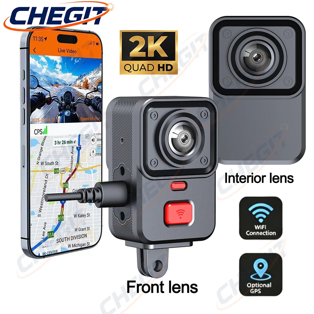 Kamera motocyklowa DVR 2K HD W – Cycling Loop recenzja i cena