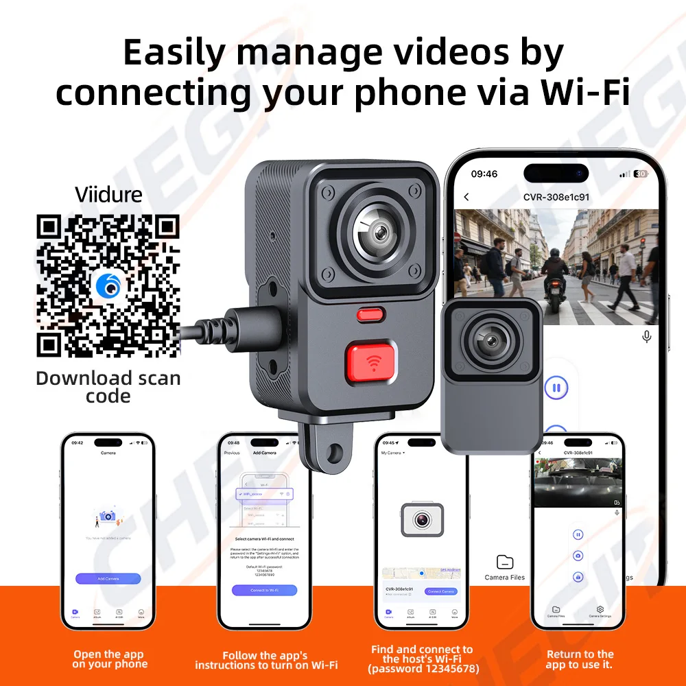 Kamera motocyklowa DVR 2K HD W – Cycling Loop recenzja i cena