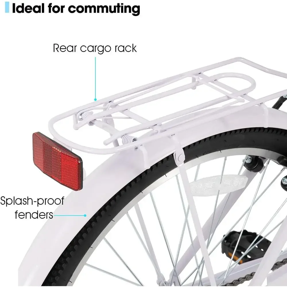 Rower Cruiser z 7-biegową prze – Cycling Commute Speed recenzja i cena