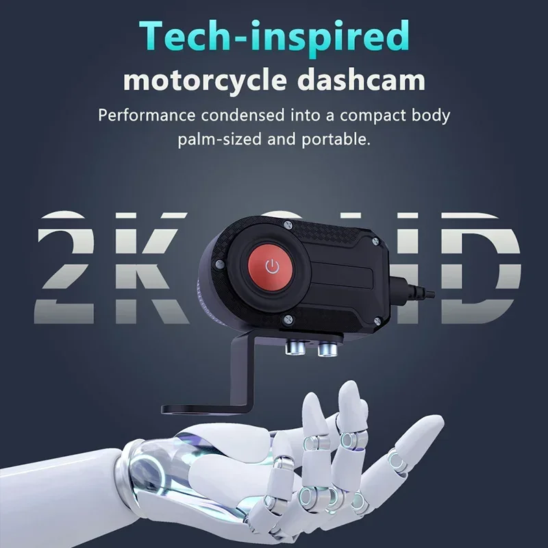 Rejestrator motocyklowy 2K HD, – Cycling Loop recenzja i cena