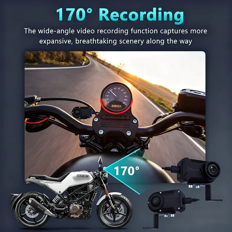 Rejestrator motocyklowy 2K HD, – Cycling Loop recenzja i cena