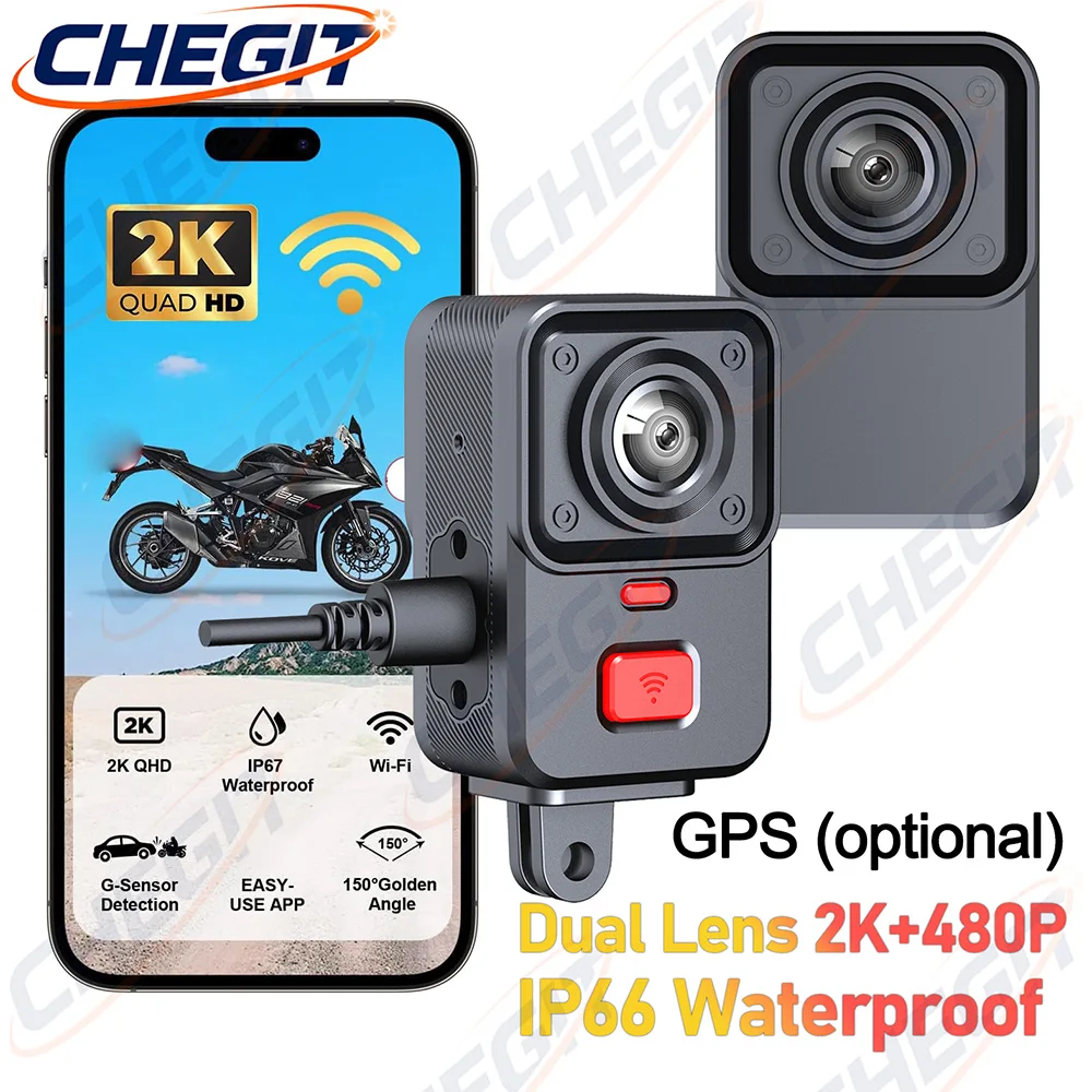 Kamera motocyklowa DVR 2K HD W – Cycling Loop recenzja i cena