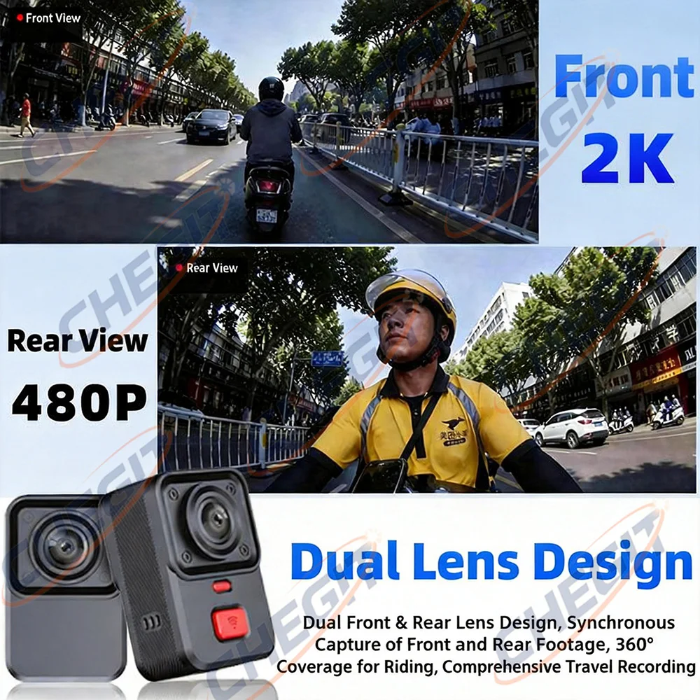 Kamera motocyklowa DVR 2K HD W – Cycling Loop recenzja i cena