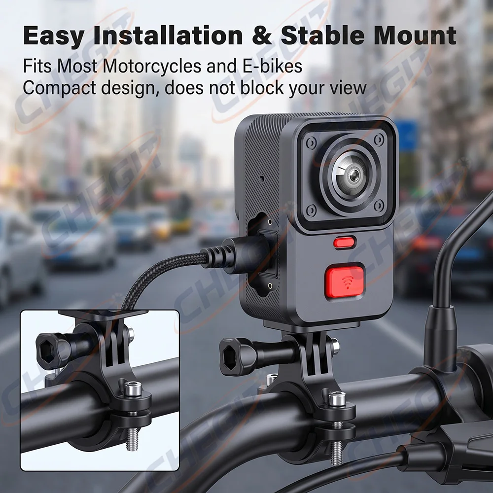 Kamera motocyklowa DVR 2K HD W – Cycling Loop recenzja i cena