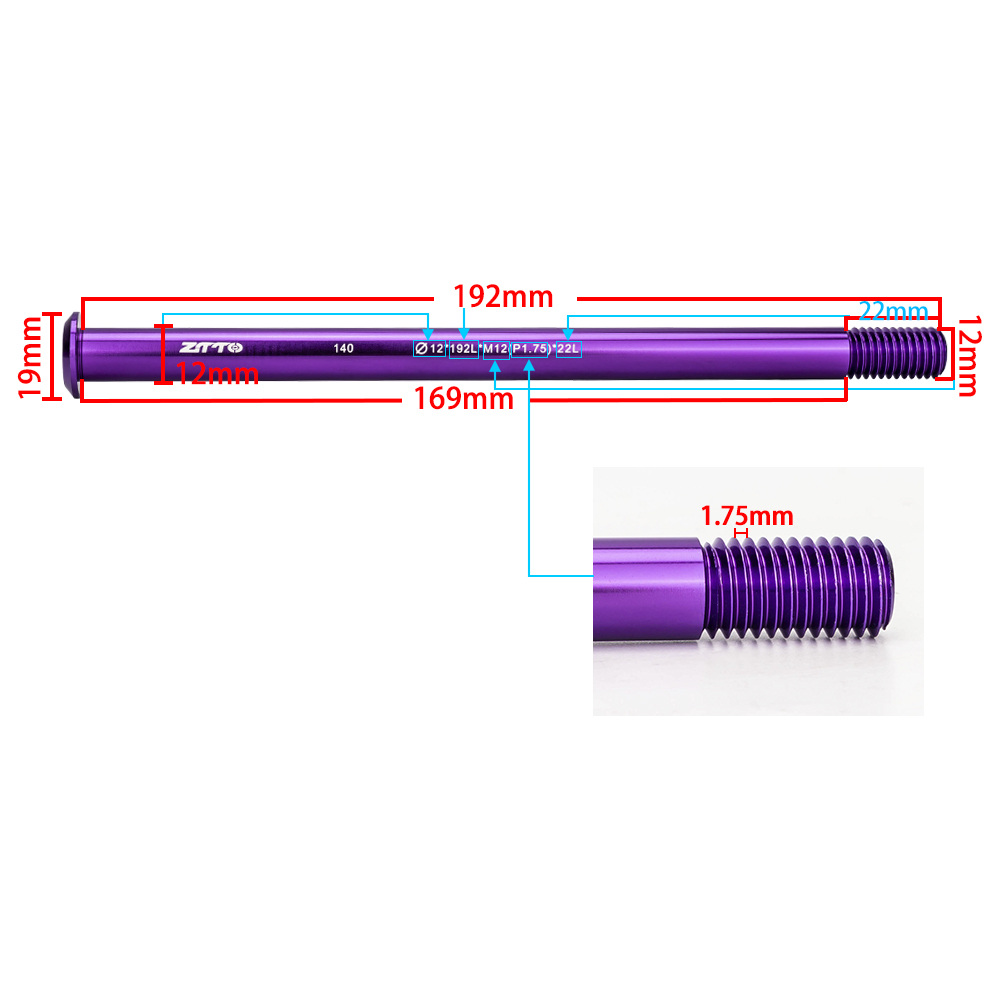 Oś przelotowa ZTTO M12xP1.0/1. – Dynamo Hub Front recenzja i cena