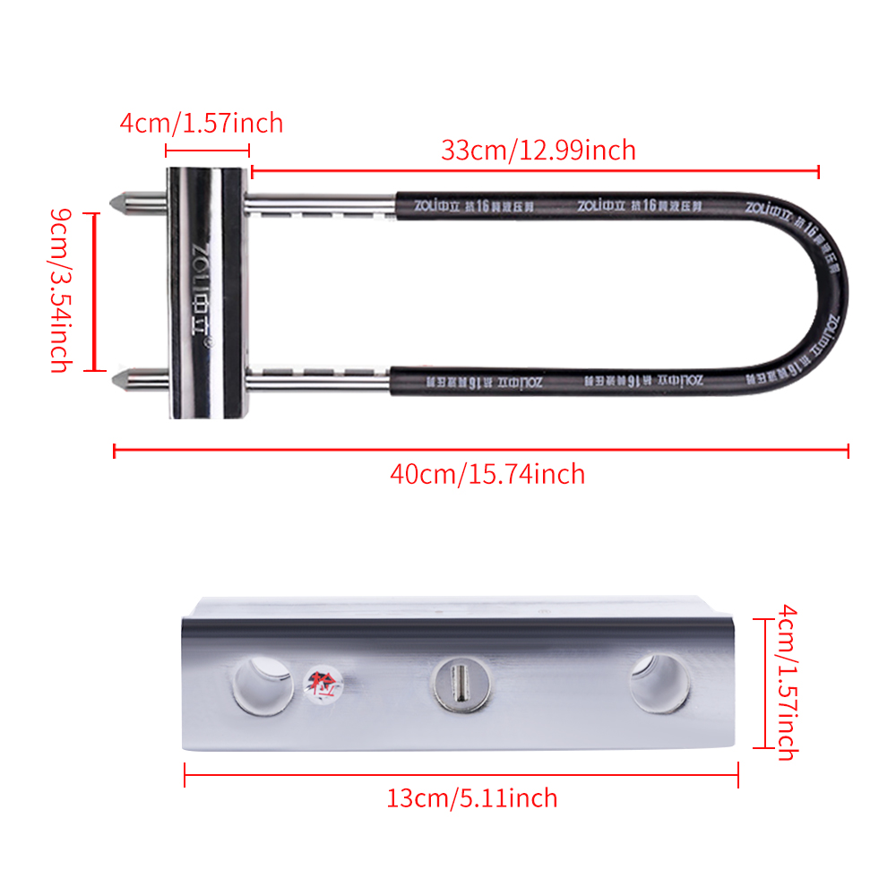 ZOLI U-Lock Zamek rowerowy, wy – U Lock Heavy Duty recenzja i cena